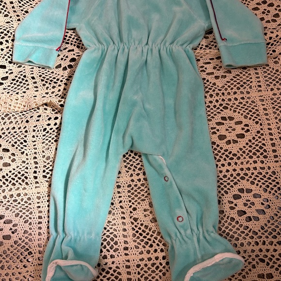 2/$10 Vintage Carter’s onesie sleeper sailor themed Nautica size 6 months - Picture 2 of 11